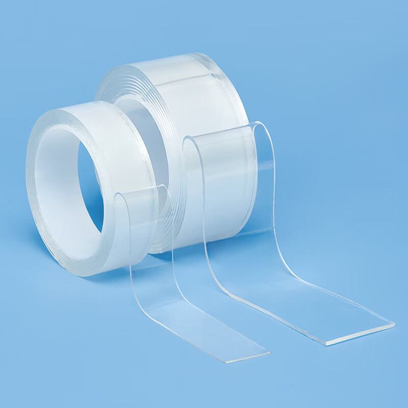 齐心 NM5032 纳米双面胶带 50mm*3m*2mm 透明 1卷/袋高清大图