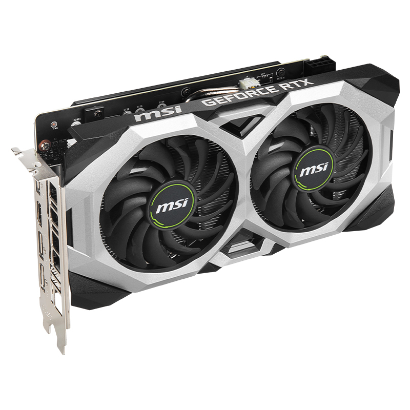 微星(MSI)万图师 GeForce RTX 2060 VENTUS 12G OC 超频版 电竞游戏设计专业电脑显卡