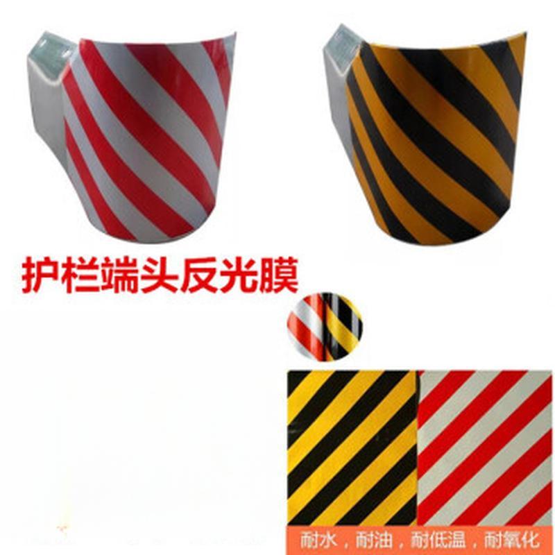 曼彩高速公路反光贴 红白反光膜100cm*50M 1卷/箱 斜纹间距10CM PET+铝基