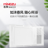 名族(MINGZU)浴霸 集成吊顶式安装 风暖浴霸 多功能浴霸 300*600MM J6316