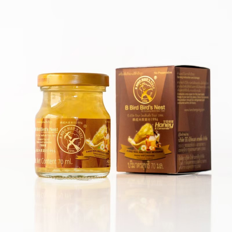 [限量发12瓶]韩成兴 即食燕窝 70ml*6瓶/盒 甘菊蜂蜜口味
