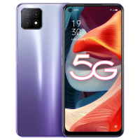 【购机送1年碎屏保】OPPO A53 双模5G 4GB+128GB 流光紫 90Hz护眼大屏 4040mAh大电池AI智能三摄 全面屏大内存学生老年人全网通手机oppoa35升级版
