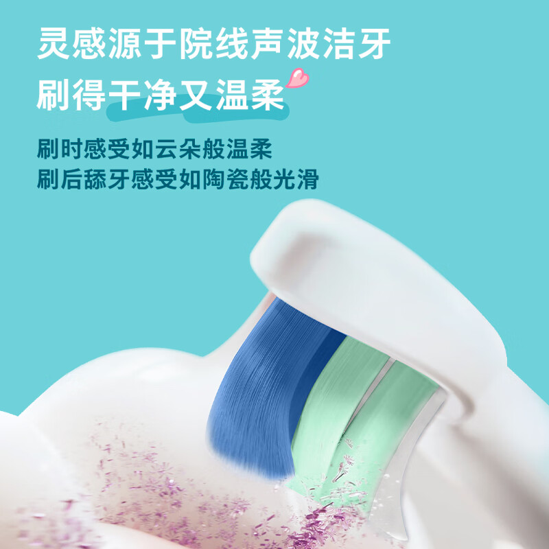 飞利浦钻3联名乔治IP七夕情侣款牙刷 1支+刷头*2 HX5171/01高清大图