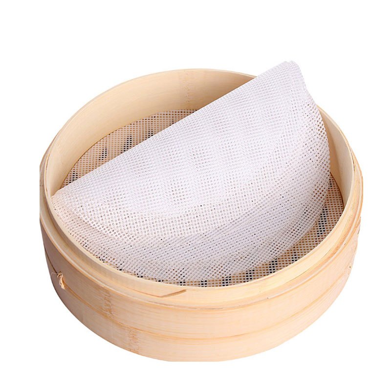 厨格格 硅胶蒸笼垫 包子馒头垫 防油垫 不沾笼屉布 2个装 26cm