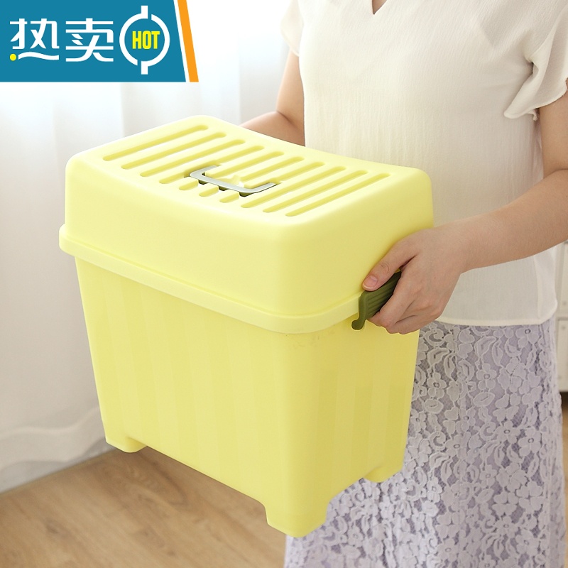 敬平多功能塑料加厚手提储物凳防水带扣钓鱼玩具换鞋椅收纳箱板凳收纳凳高清大图