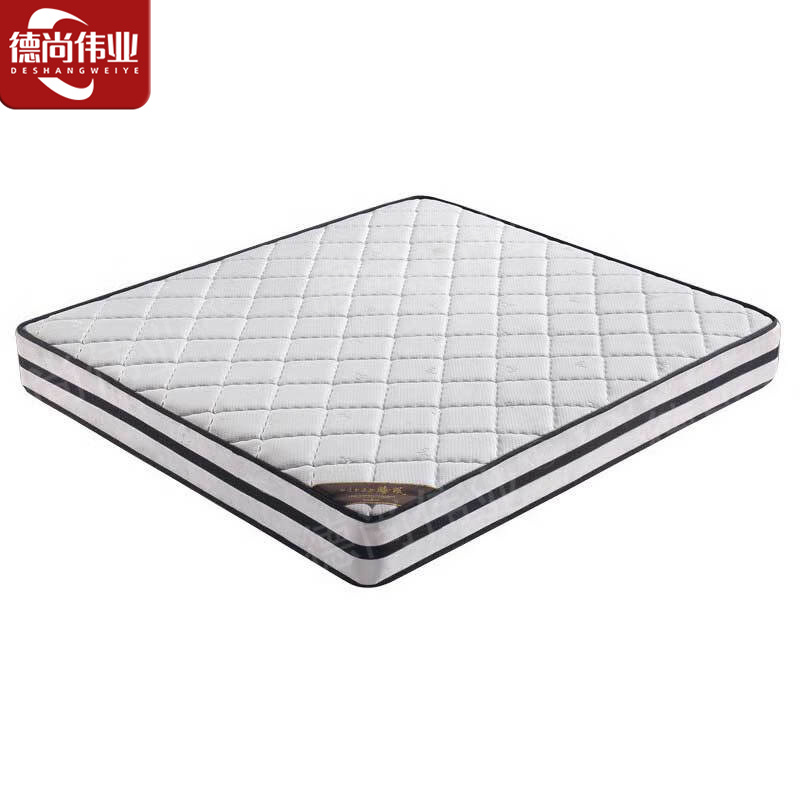 德尚伟业席梦思弹簧床垫椰棕垫加厚双人经济型20公分弹簧棕垫1.2米