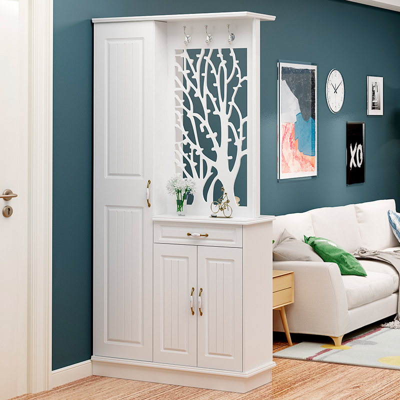 寻木匠双面玄关柜隔断柜厅柜简约现代欧式客厅镂空入户鞋柜屏风装饰柜