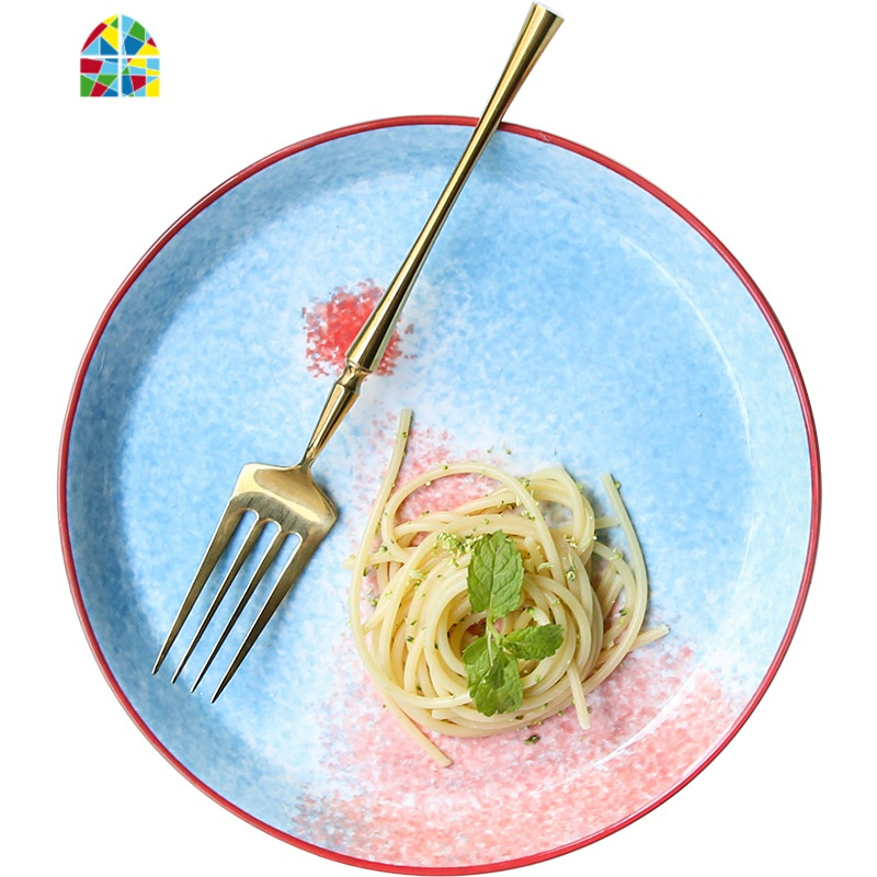 一人食餐具套装家用日式创意北欧ins网红碗筷单人一套精致碗盘 FENGHOU 日出一人食5件套