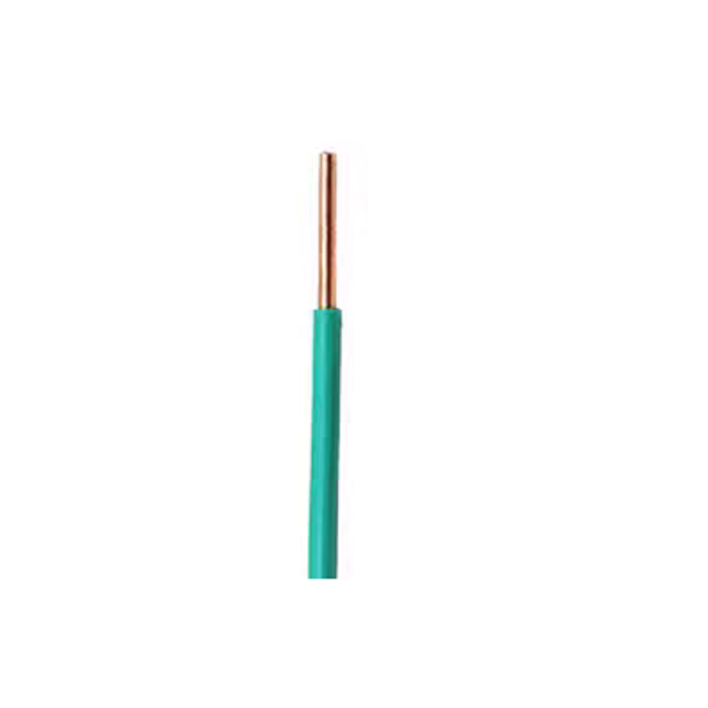 绵缆 铜芯聚氯乙烯绝缘电缆 BV-2.5绿色450/750V 卷高清大图