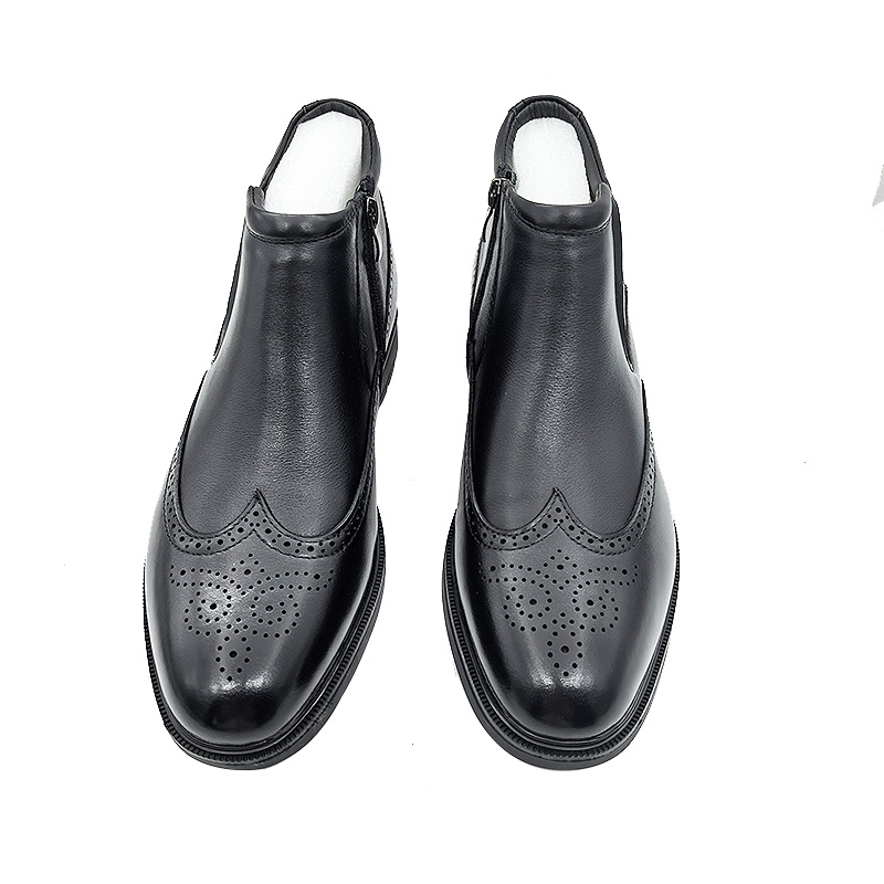 恒汇达 中帮棉皮鞋 HLD0002 双高清大图