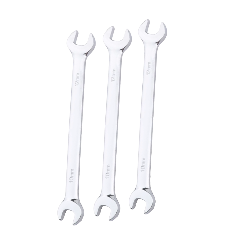 立伟铁牛镜面双开扳手10×12mm/把高清大图