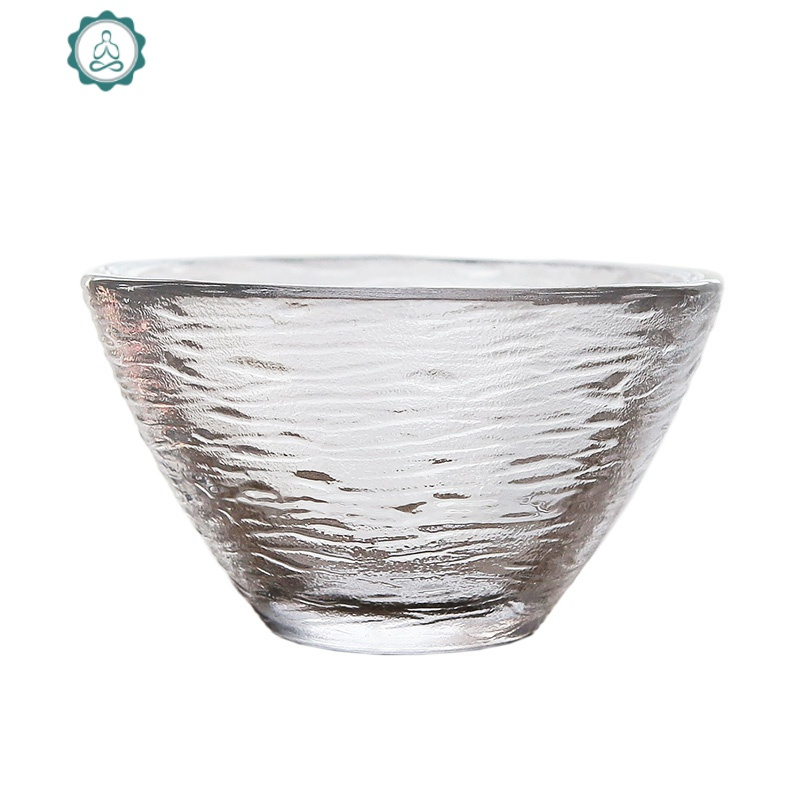 锤纹玻璃杯小杯子品茗杯耐热茶具透明单杯茶盏主人碗酒杯日式功夫封后