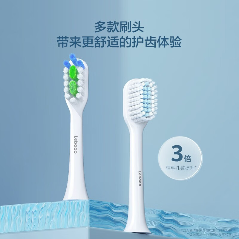 华为智选HUAWEI Hilink华为智选 力博得电动牙刷 智能声波牙刷 成人情侣款 青春款2S 商用 沁心蓝