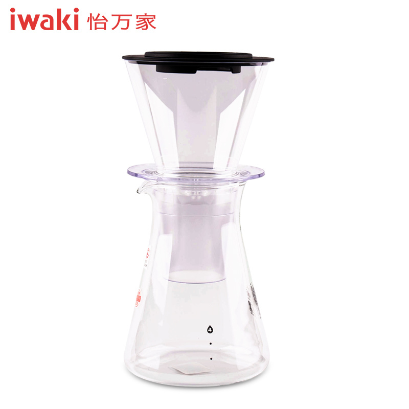 [百年品牌,精致生活,高端耐热玻璃咖啡壶]KT8644-CL怡万家冰滴咖啡壶