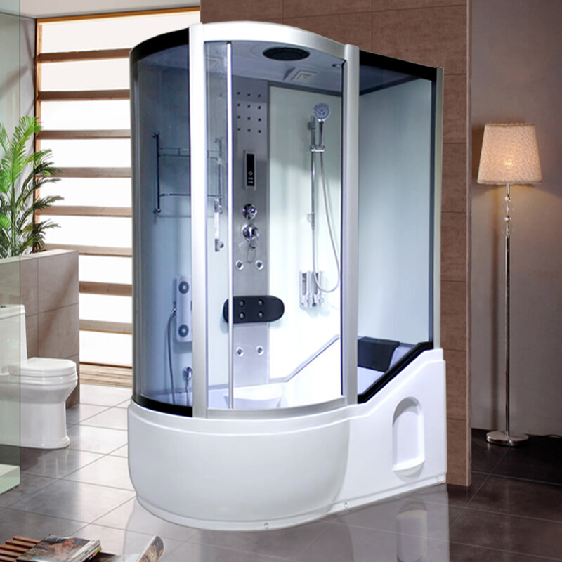 浴室房整体淋浴房一体式家用简易钢化玻璃卫浴洗澡间桑拿移动隔断