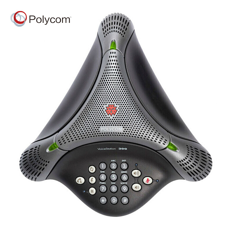 宝利通(POLYCOM) 会议电话机 VoiceStation VS300 八爪鱼会议电话 音频视频一体会议终端