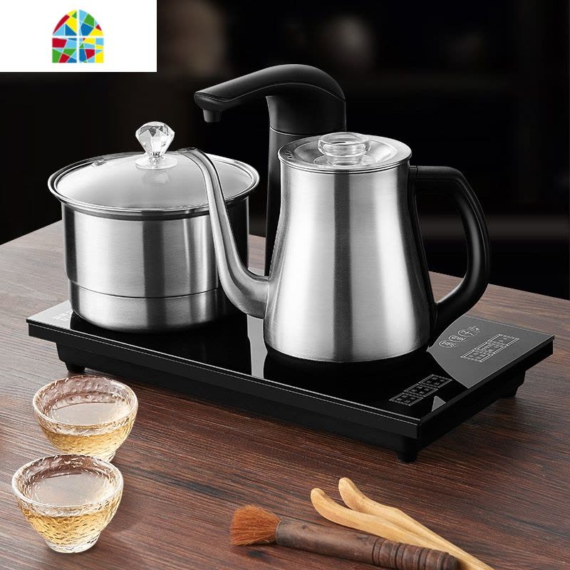 全自动上水电热水壶电茶炉茶台烧水壶泡茶专用烧茶器具电磁炉套装 FENGHOU图片