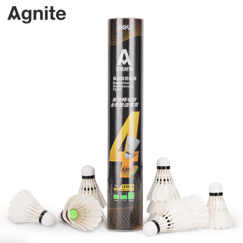 得力(deli) 安格耐特 F2203 羽毛球(白色)(12个/筒)