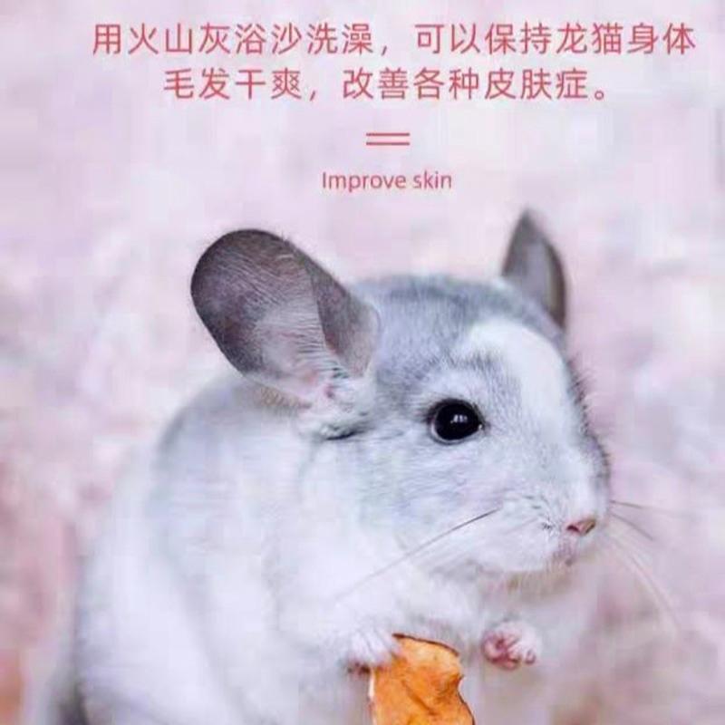滤砂网 龙猫洗澡浴沙浴盐杀菌浴砂接近蓝云火山灰浴沙龙猫用品