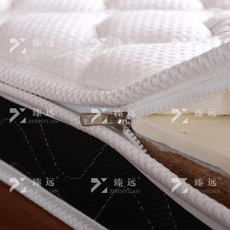 臻远 ZY-RML-M0203 乳胶3E椰棕床垫 1200*2000 白色高清大图