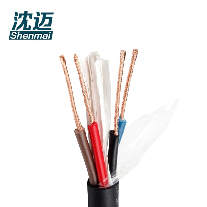 沈迈 铜芯软电缆 ZR-YJVR-0.6/1KV-4*4mm² /米高清大图