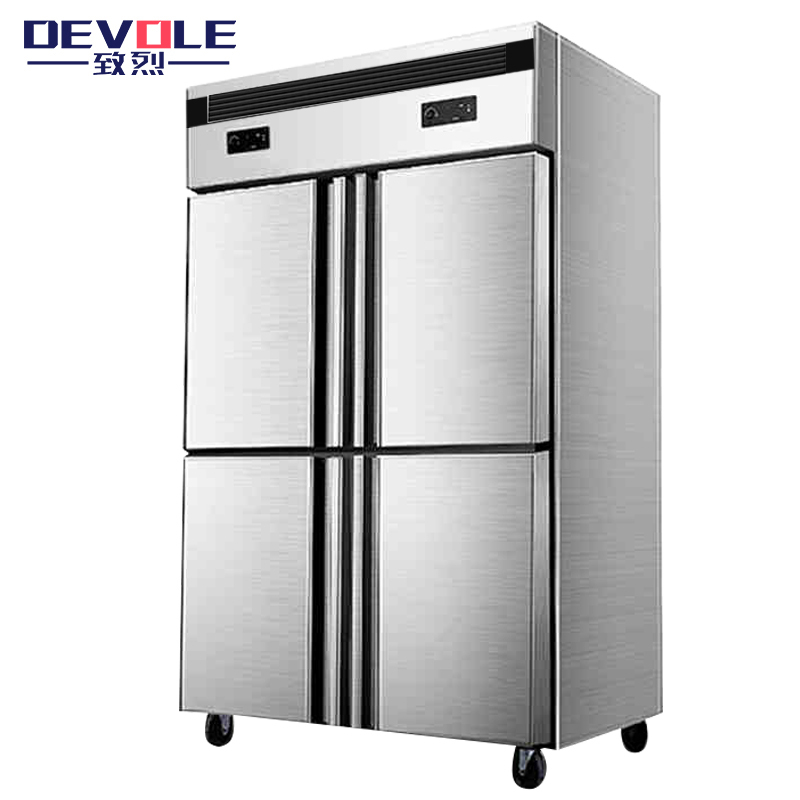 致烈 Devole 四门六门冰箱商用898升厨房冰箱立式冷柜双温保鲜冷藏冷冻柜展示柜冻肉不锈钢冰柜点菜柜报价 参数 图片 视频 怎么样 问答 苏宁易购