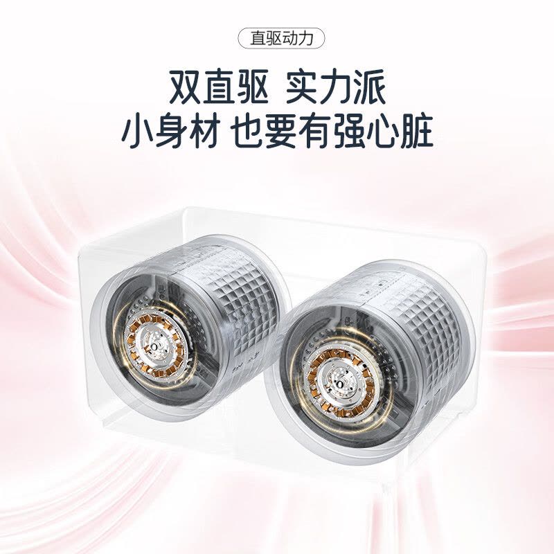 统帅(Leader)海尔出品 懒人内衣裤洗衣机 2KG洗烘一体 双筒小型迷你 XQGL20-ZHBD671WU1图片