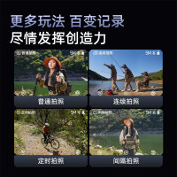 360行车记录仪V9运动款摩托车自行车高清4K画质防抖可拆卸