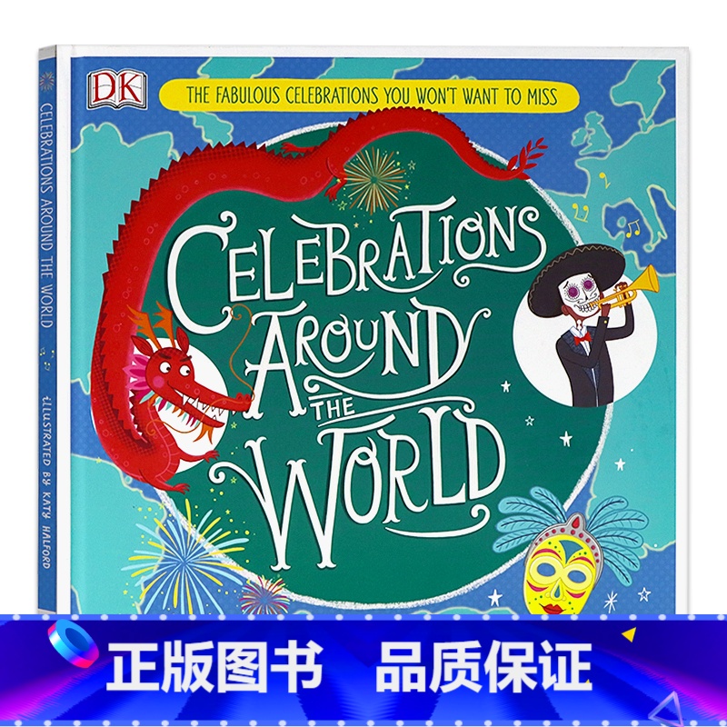 [正版]DK百科全书 Celebrations Around the World 全球节庆英文原版 各地文化科普Kat