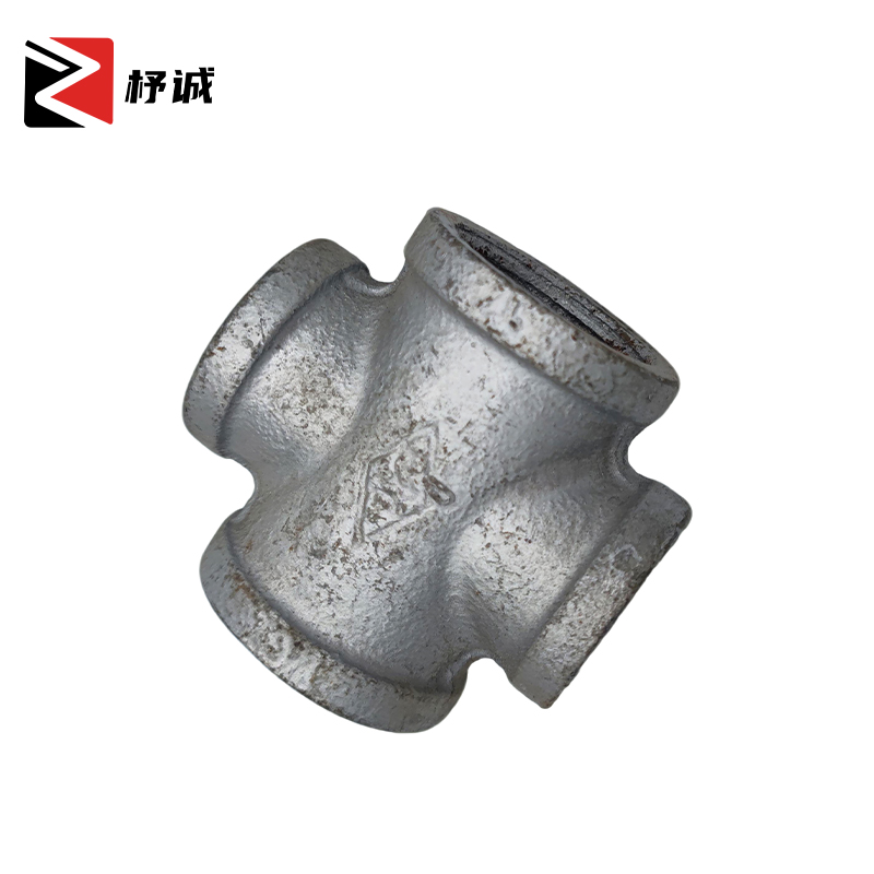 杼诚玛钢四通40*20/个高清大图