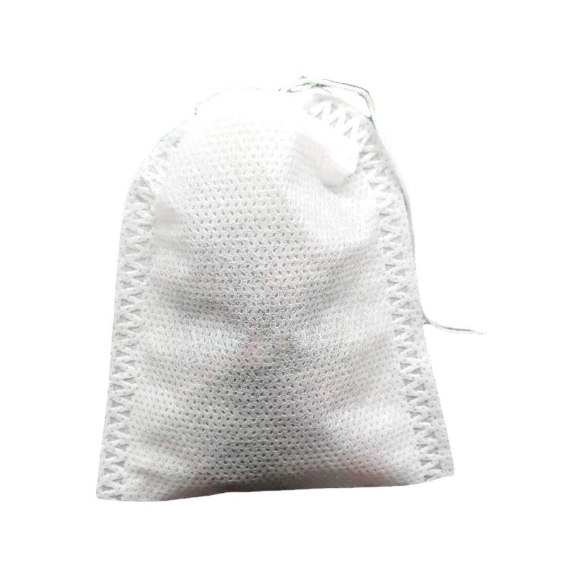册宣 一次性无纺布抽绳茶包袋隔渣过滤袋卤料中药袋 抽绳15*20cm 100只装高清大图