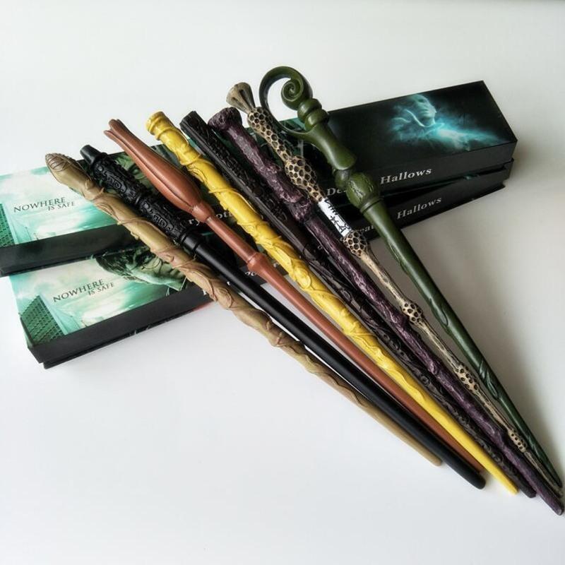 原版哈利波特魔杖法杖手杖cos霍格沃茨手杖赫敏马尔福芙蓉魔法棒 空盒