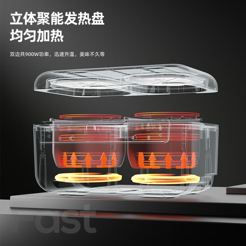 迈卡罗(MACAIIROOS)MC-FB22A 双胆电饭煲电饭锅不粘内胆煲仔饭功能家用智能迷你电饭煲高清大图