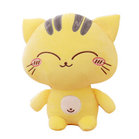 悦臻 大脸猫毛绒玩具可爱小猫咪公仔 玩偶猫抱枕布娃娃大号布偶洋娃娃生日礼物送女友女生创意20cm