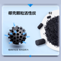 艾美特净水器自营家用水龙头净水器 自来水过滤器水龙头净水机紫外线除菌厨房净化器滤水器T02 1机4芯
