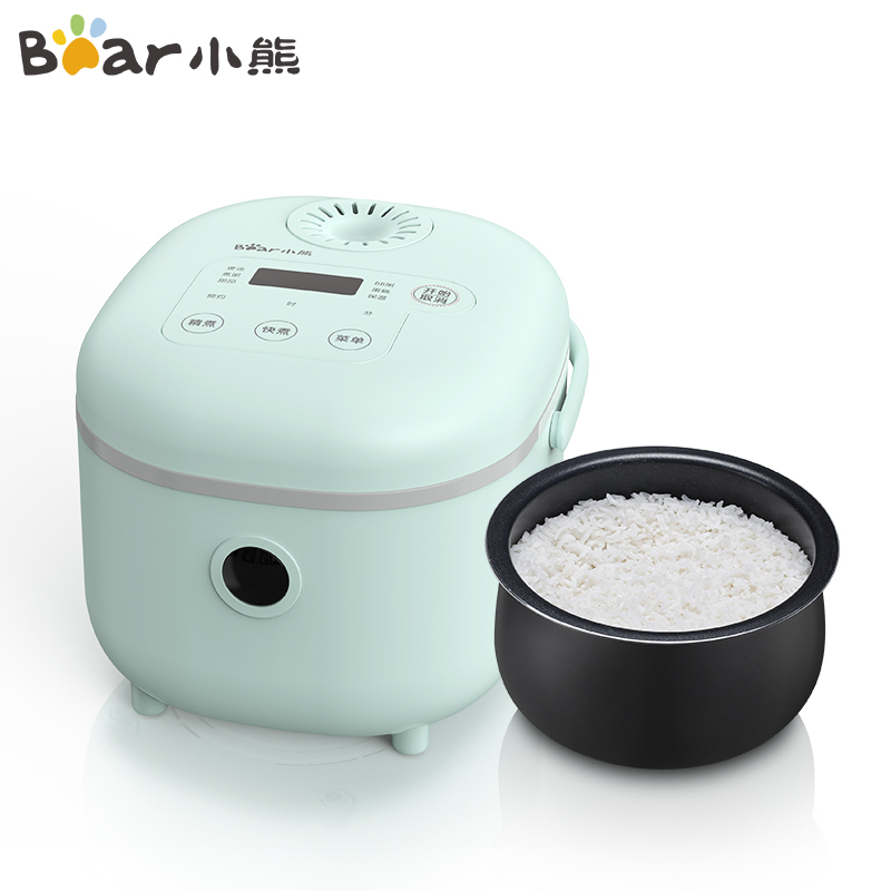 小熊(Bear)电饭煲 DFB-B30R1 绿色 3L大容量家用迷你小型预约定时电饭锅微电脑多功能米饭