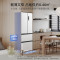 美菱(MELING) BCD-366WP9CX 366升 四开门变频风冷无霜节能低噪嵌入式家用法式电冰箱