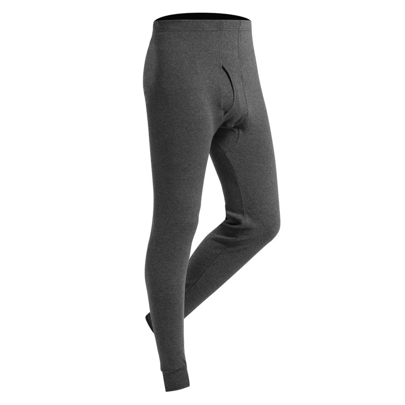 2条装男士秋裤纯棉单件保暖裤男薄款线裤紧身棉毛衬裤春秋打底裤