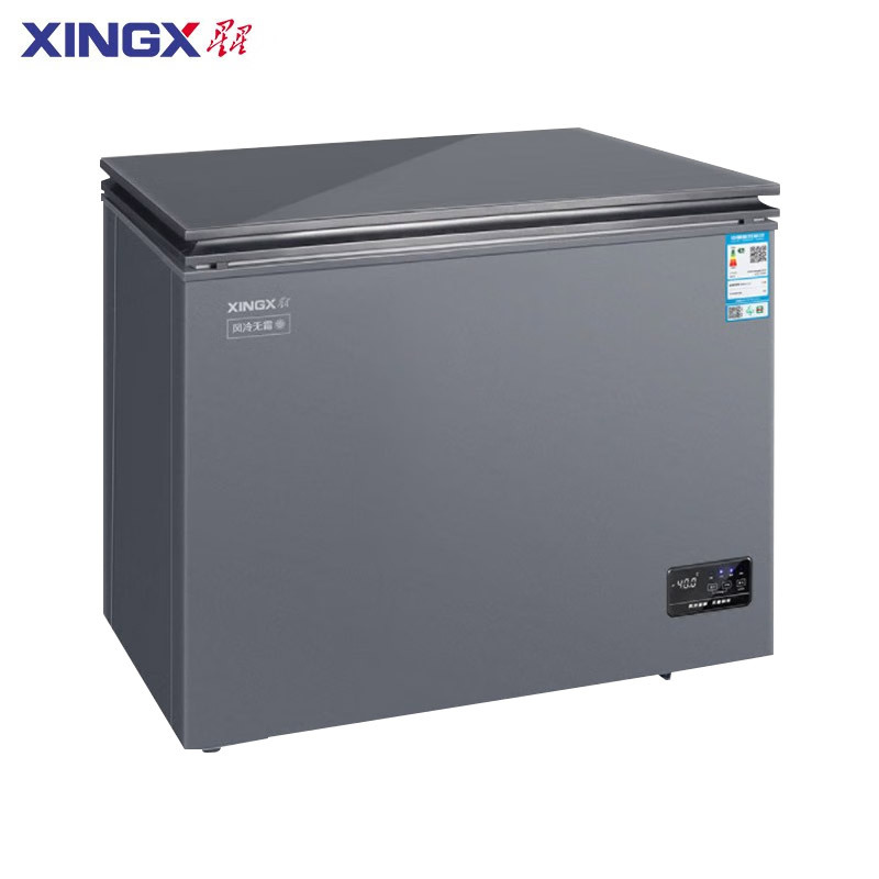 星星(XINGX)286升零下40℃超低温深冷柜商用冰柜卧式全冷藏全冷冻生鲜柜风冷无霜保鲜柜 BD/BC-286WDV高清大图