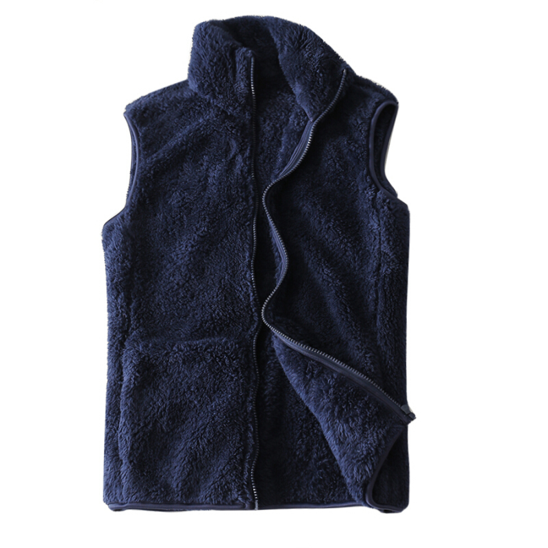 户外抓绒马甲女秋冬珊瑚绒加厚摇粒绒背心防风保暖抓绒衣