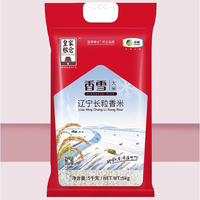 中粮 皇家粮仓 米种香雪辽宁长粒香米 5kg 东北大米 2袋/组