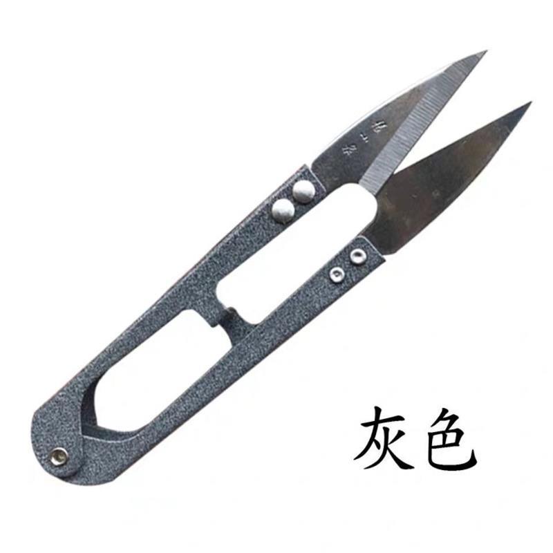 大号纱剪修剪线头弹簧剪十字绣u型剪高碳小剪刀大纱剪刀|常规1把粉色