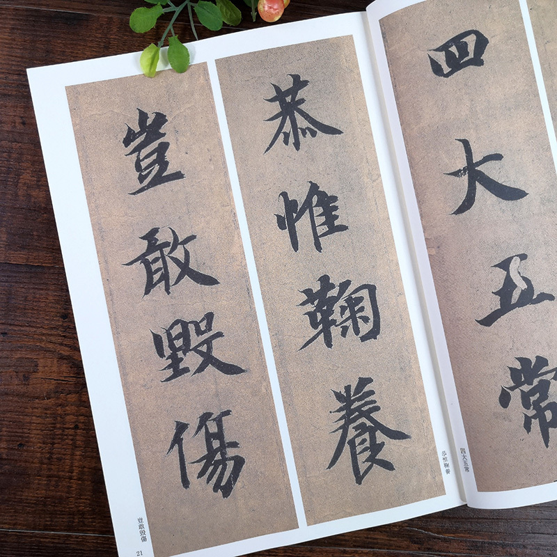 智永真书千字文集字古诗 [正版] 智永真书千字文放大版 原碑帖高清彩色本简体旁注 楷书毛笔书法字帖临摹鉴赏书籍成人学生入