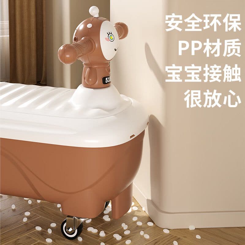 米迪象 儿童扭扭车防侧翻溜溜车摇摆车静音闪光轮滑板车玩具车拉带 灯光音乐图片