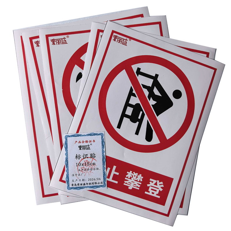 荣丽盛 标识贴 车贴材质 10x15cm/个