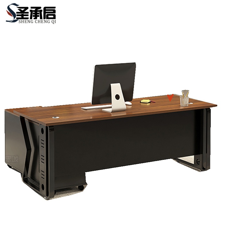 圣承启 老板办公桌 1.4m张高清大图