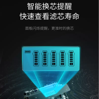 德国德克西(DEKEXI)净水器家用直饮机厨下式自来水前置过滤器奶茶店厨房不锈钢超滤商用净水机Q6-1免费安装