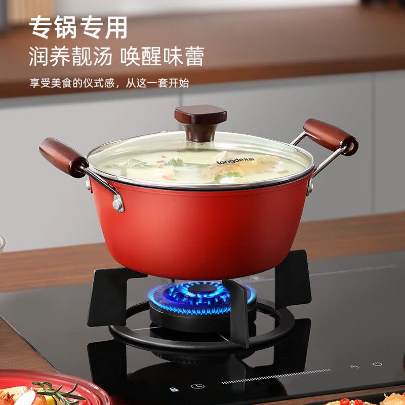 龙的(Longde)LD-TZ802-3电火锅家用型电蒸锅电锅底部全覆盖式电热锅电炒锅电煮锅 烤肉不粘锅煎烤机料理锅图片