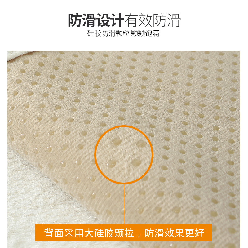 美帮汇新款北欧简约沙发垫子四季通用防滑坐垫套罩布艺靠背巾濑兔毛高清大图