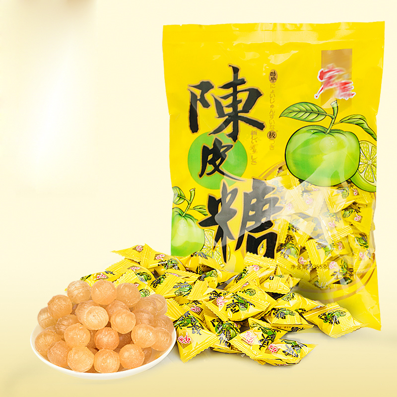 陈皮糖1包潮汕糖果润喉糖酸甜糖儿童糖果怀旧糖果80后零食利是堂糖果